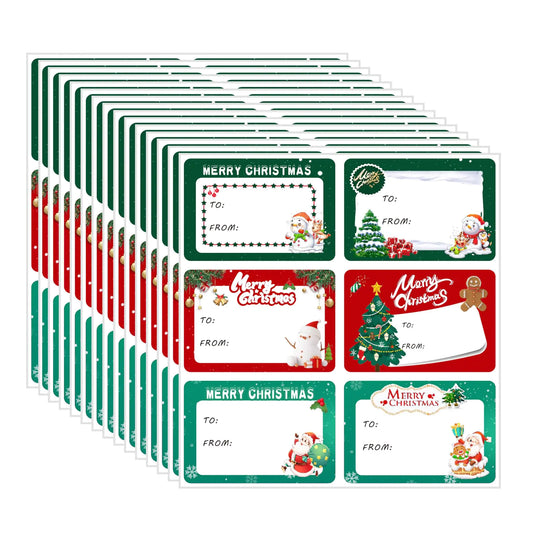 90 PCS Christma Tag Christmas Tags Stickers Christmas Gift Tags Christmas Labels Stickers Christmas Tags Labels Christmas Name Stickers Merry Christmas Stickers Xmas Gift Tag Stickers