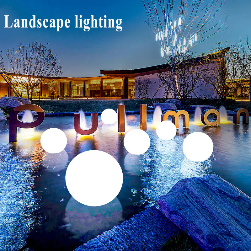 Colorful LED Garden Glowing Ball Lights for Outdoors