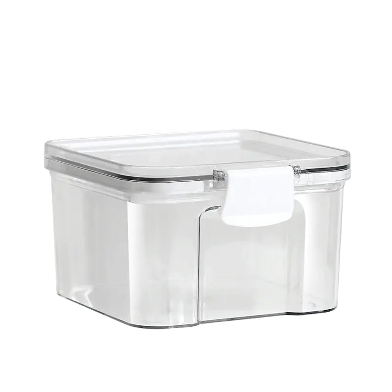 Clear Stackable Food Storage Jars