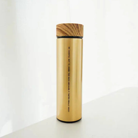 Wood Grain Insulated 304 Stainless Steel Travel Mug