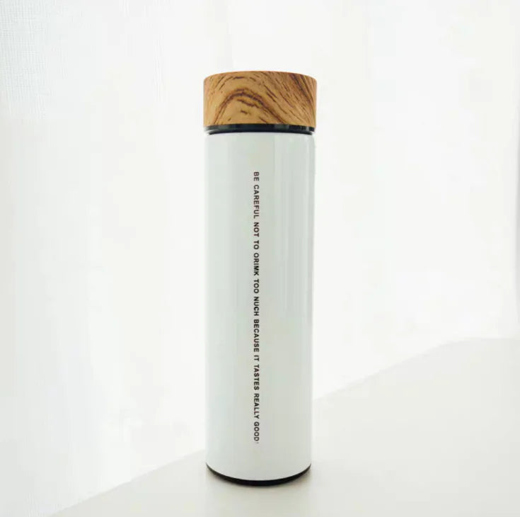 Wood Grain Insulated 304 Stainless Steel Travel Mug