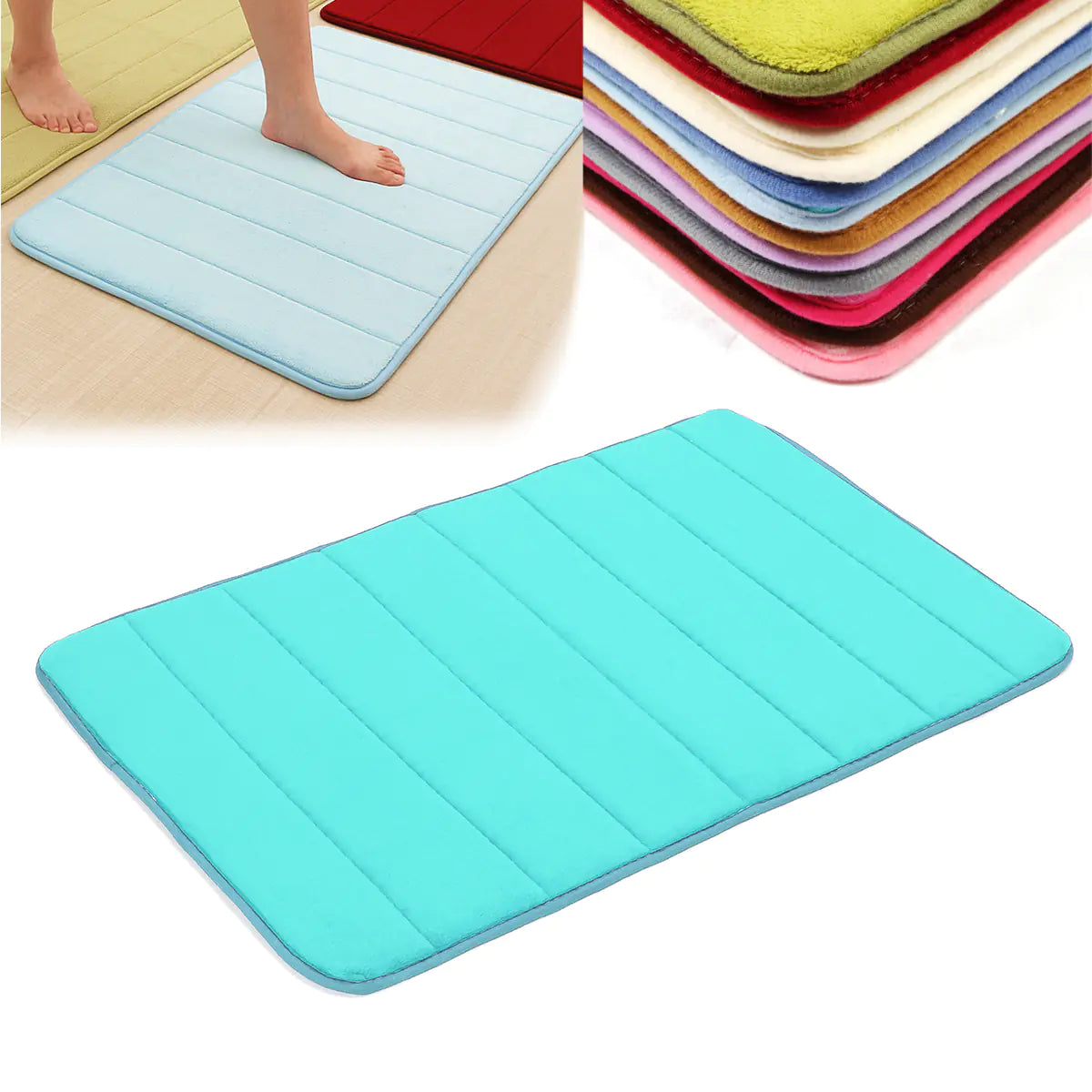 Lux Velvet Memory Foam Mat
