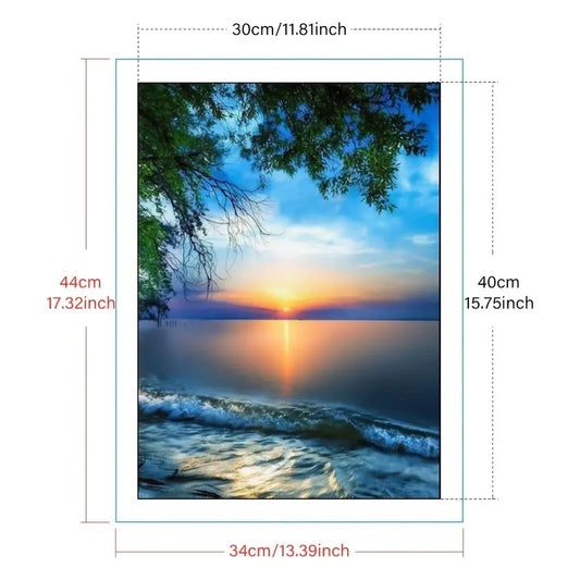 DIY 5D Diamond Painting Scenic Wall Art (No Frame)