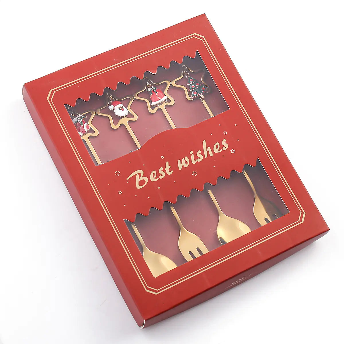 Cartoon Christmas Spoon Cutlery Set for Desserts